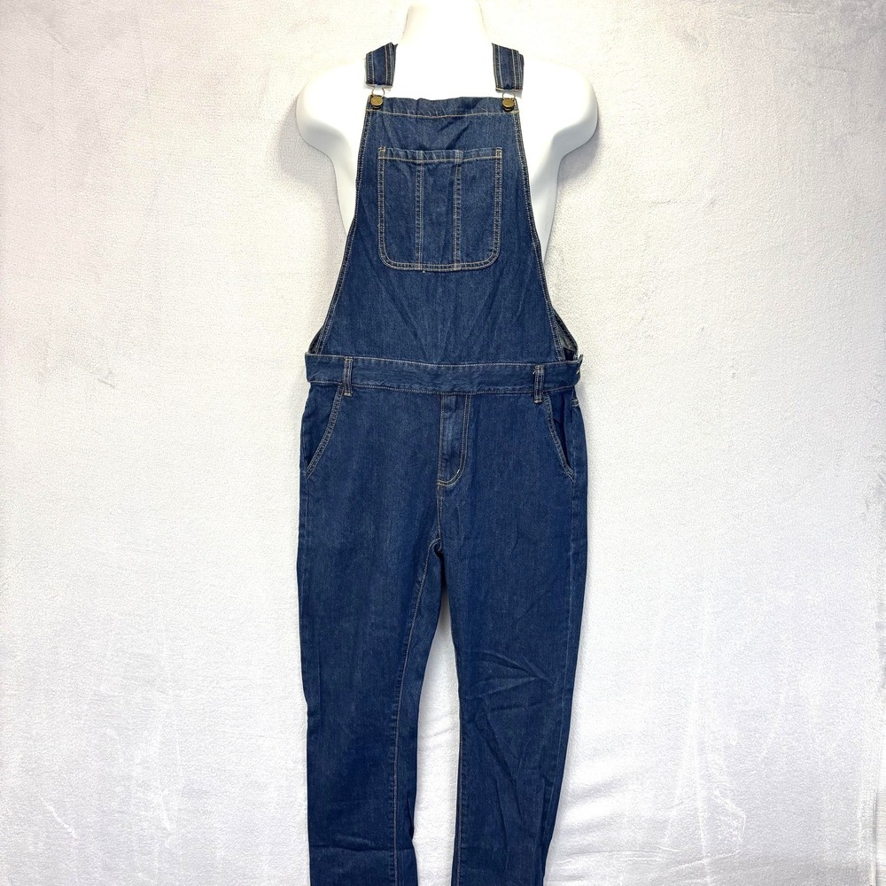 Men's Indigo Denim Bootcut Overalls